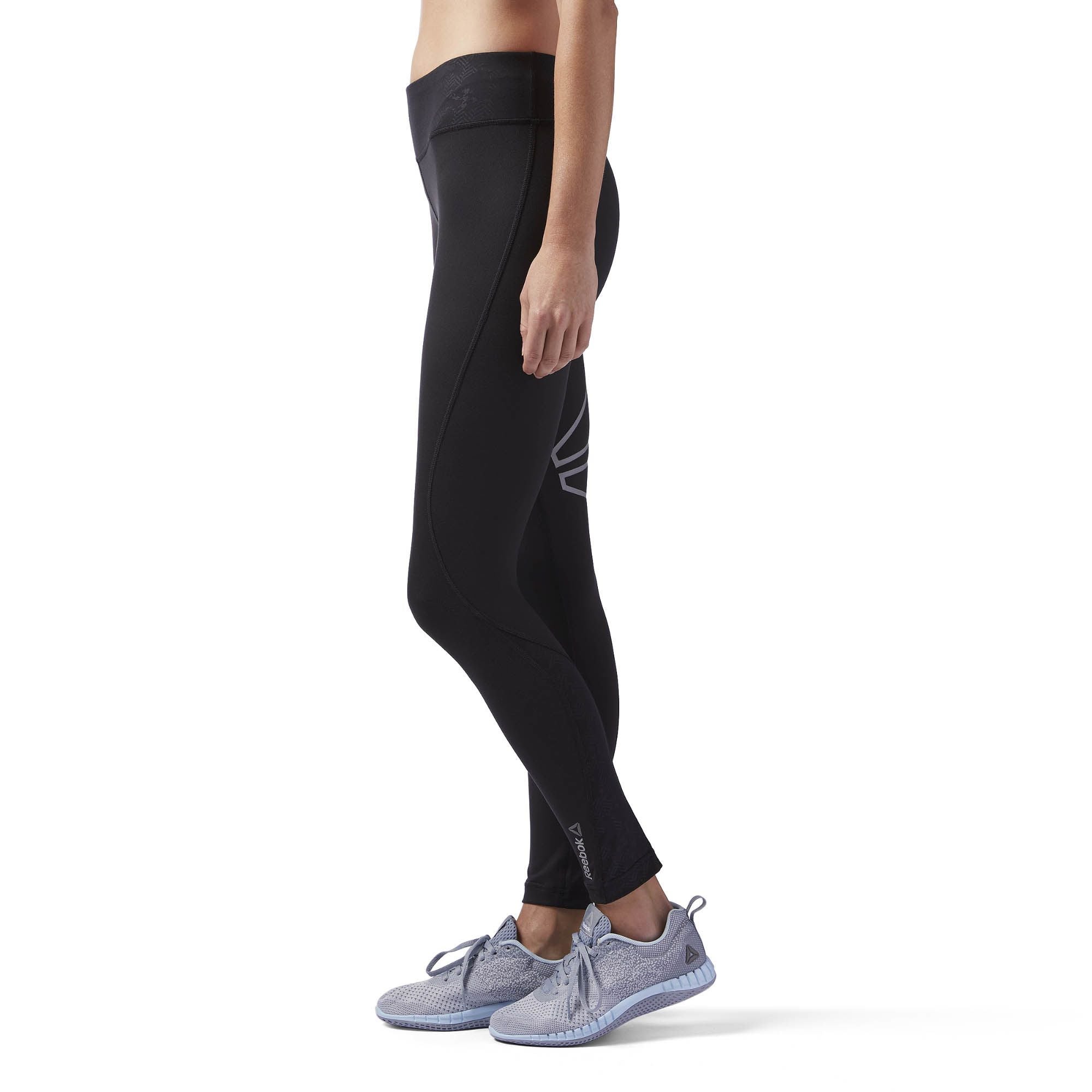 reebok linear high rise legging