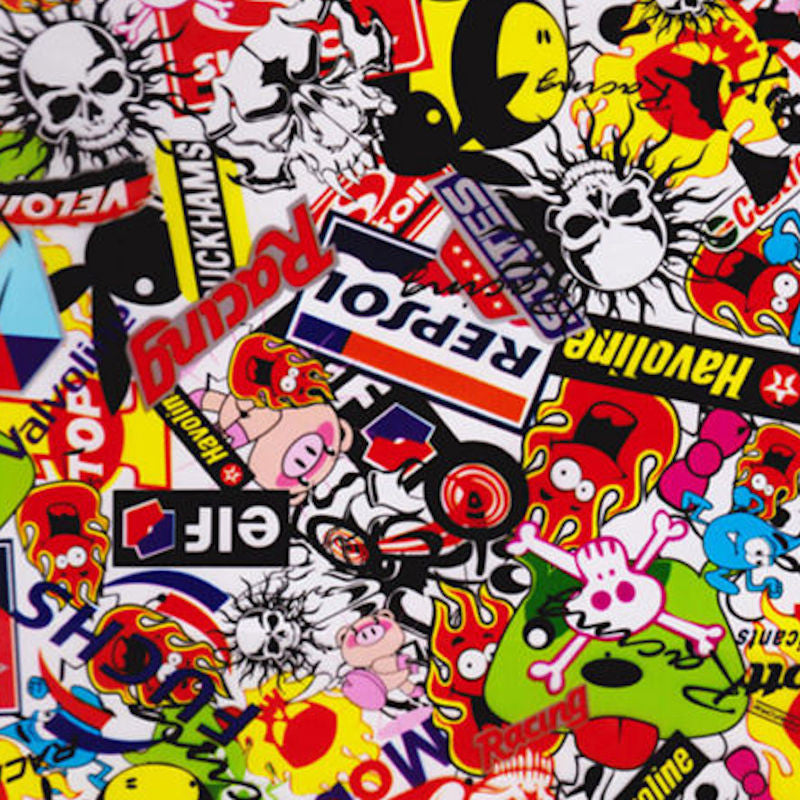  STICKER BOMB  A Hydrographic Film Supplies