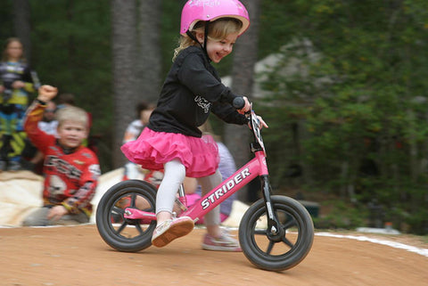 pink strider sport balance bike