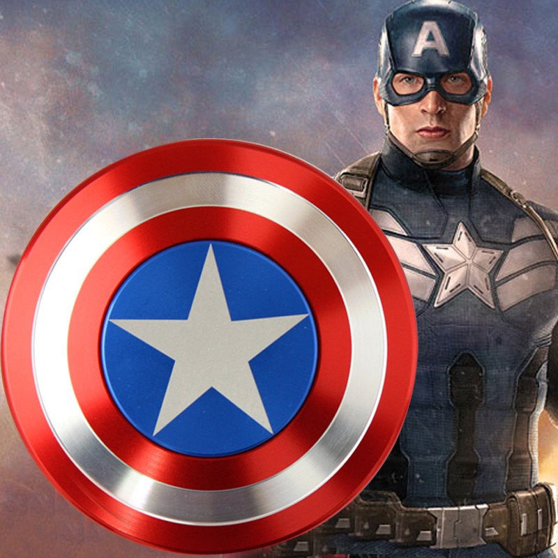 Captain America Fidget Spinner – Nova Spinners  Quility Spinners