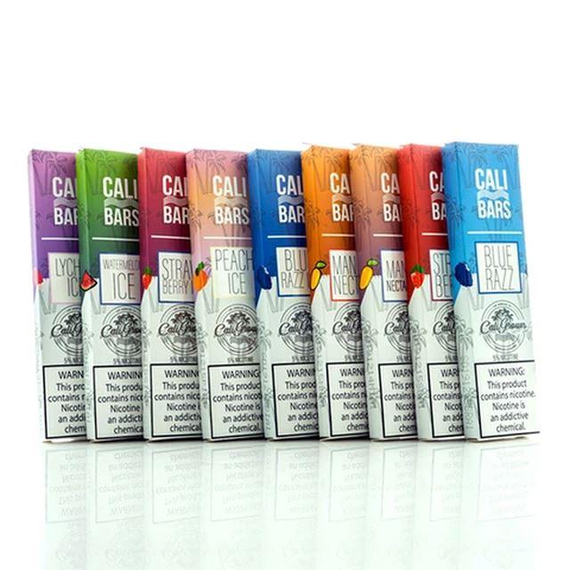 Cali Bars Disposable E-Cigs By Cali Grown (Individual) - MOQ 10 Packs