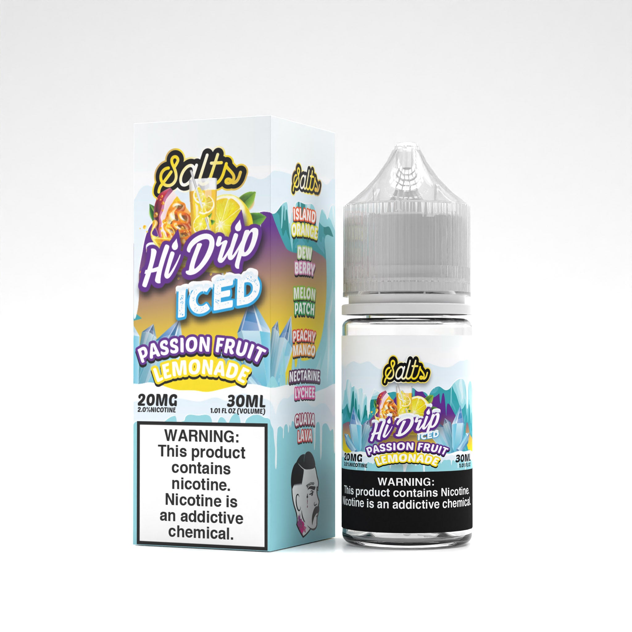 Passionfruit Fruit Lemonade ICED by Hi Drip Salts 30mL