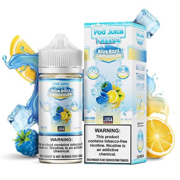 Pod Juice TFN Series 100mL - Blue Razz Lemonade Freeze