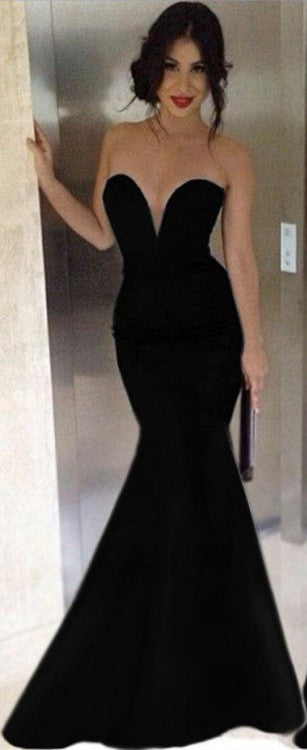 black prom style dress