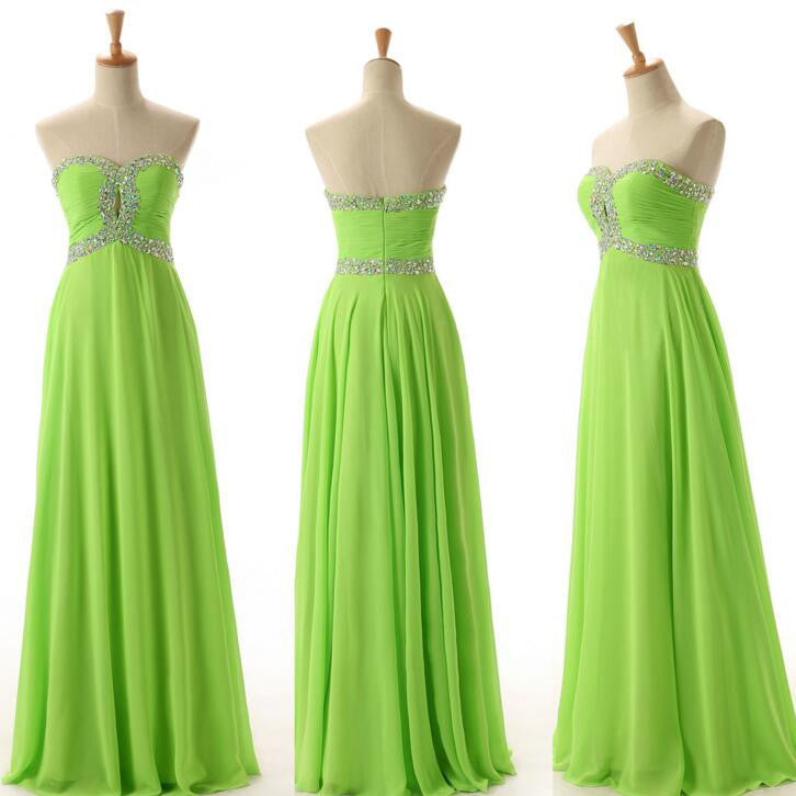 lemon green dress