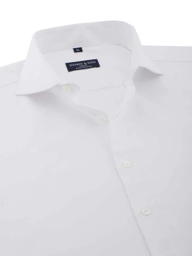 Kameraad bereiken leeftijd Cutaway White Premium Weave Shirt French Cuff - DANDY & SON