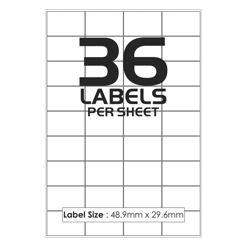 Download Free Word & PDF Label Printing Templates for Product LP36/49 ...