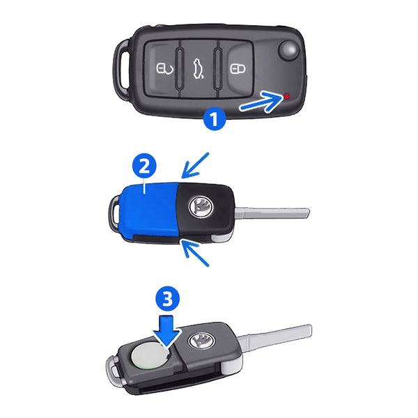 Renault Key Card / Fob Battery Replacement - DIY 
