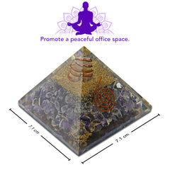 amethyst orgone pyramid