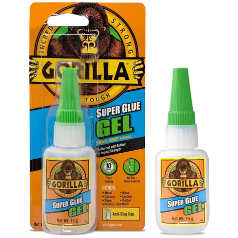 Gorilla Glue Super Glue Precise Gel, Heavy Duty Strength, 15g