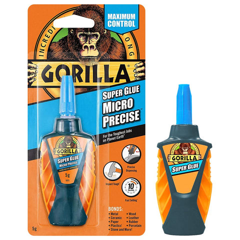 Gorilla Super Glue Micro Precise Clear 5g