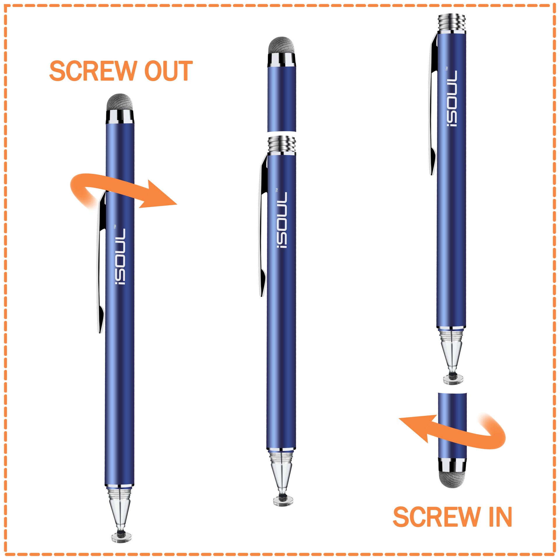 isoul fine tip stylus pen