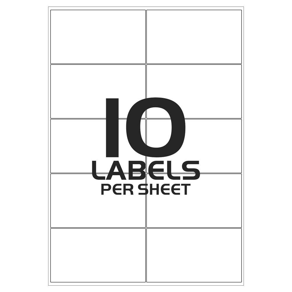 Sticky Self Adhesive Compatible A4 Address Label 1-84 Per Sheet ...