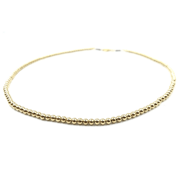 Sold at Auction: 14k Gold And 3 Strand Pearl Necklace