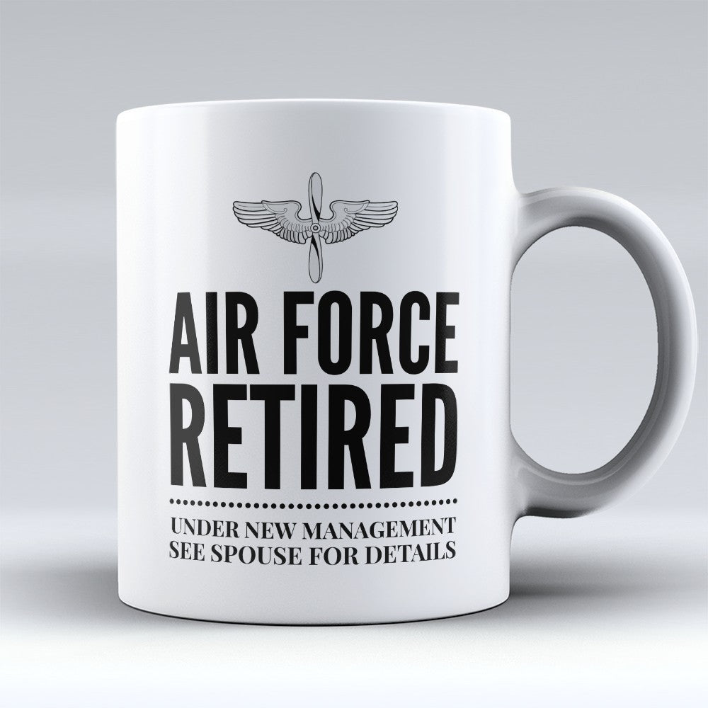Air force Mugs | Limited Edition - "Air Force Retired" 11oz Mug