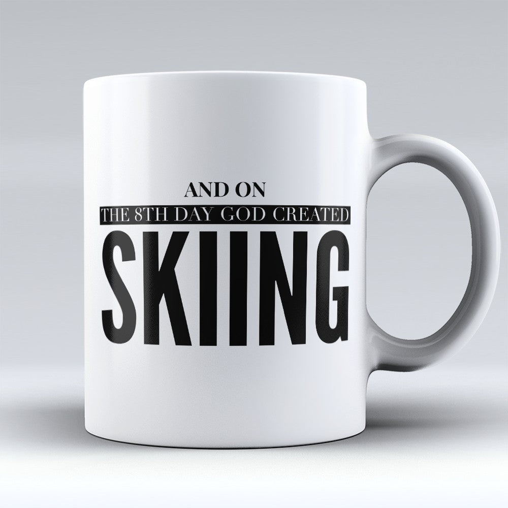 Skiing Mugs | Limited Edition - "And On Skiing" 11oz Mug