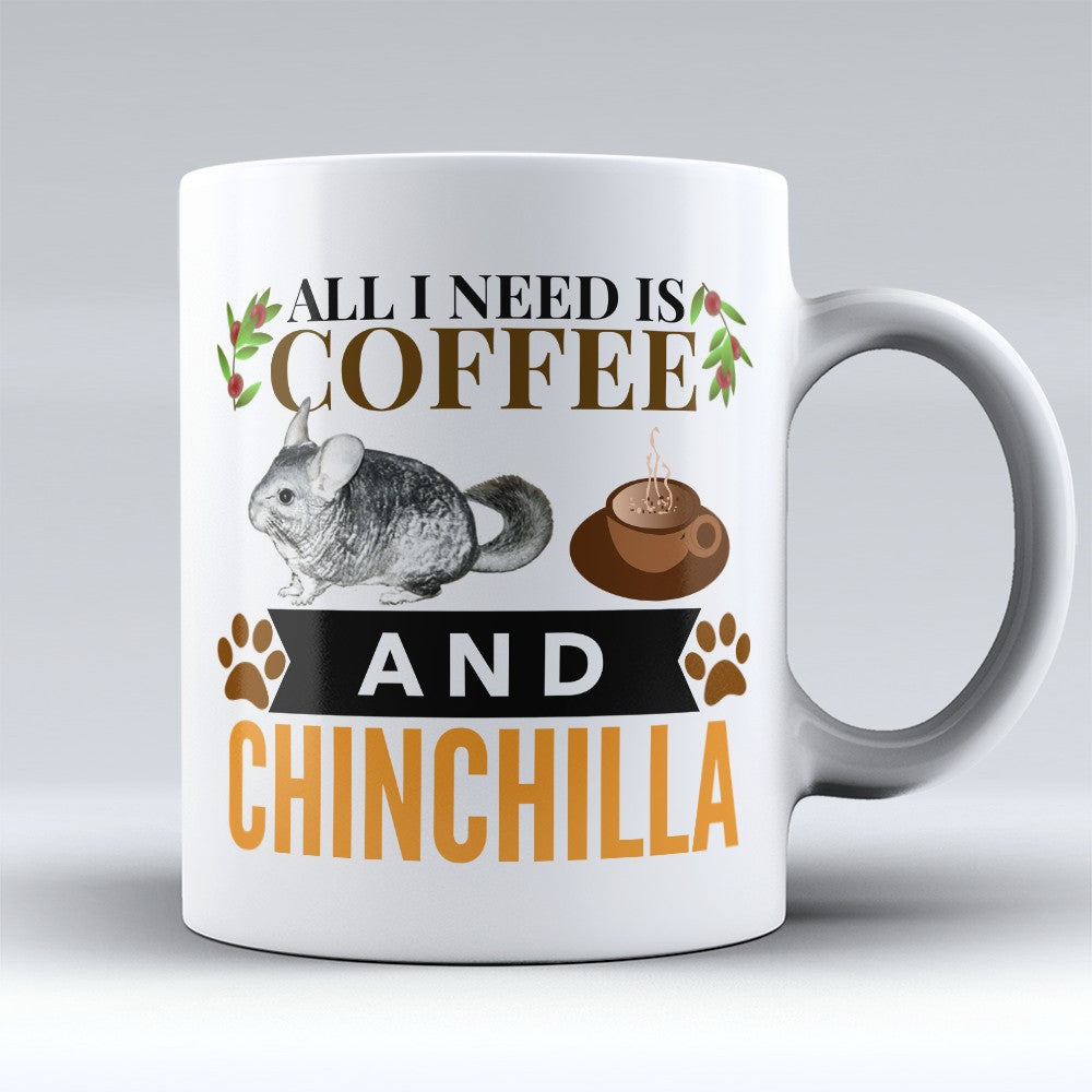 Chinchilla Mugs | Limited Edition - "Coffee And Chinchilla" 11oz Mug