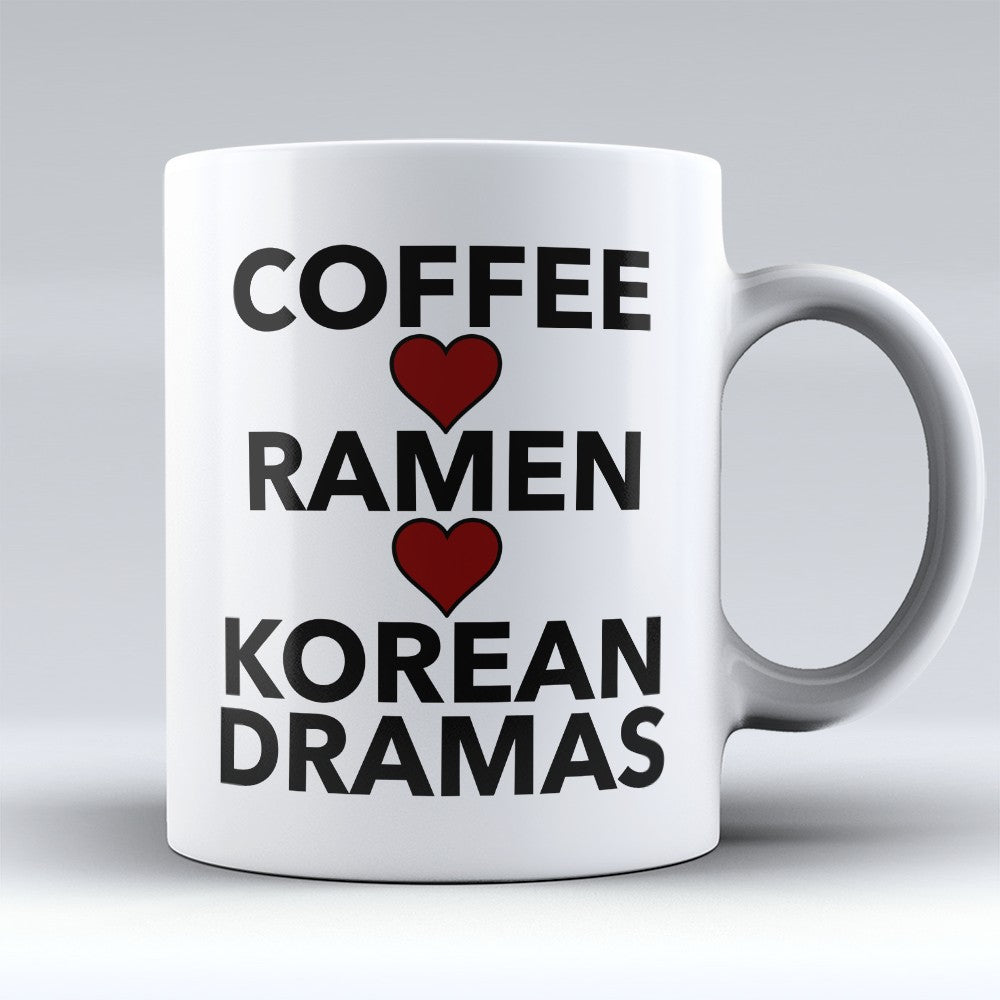 Korean Mugs | Limited Edition - "Coffee Ramen" 11oz Mug