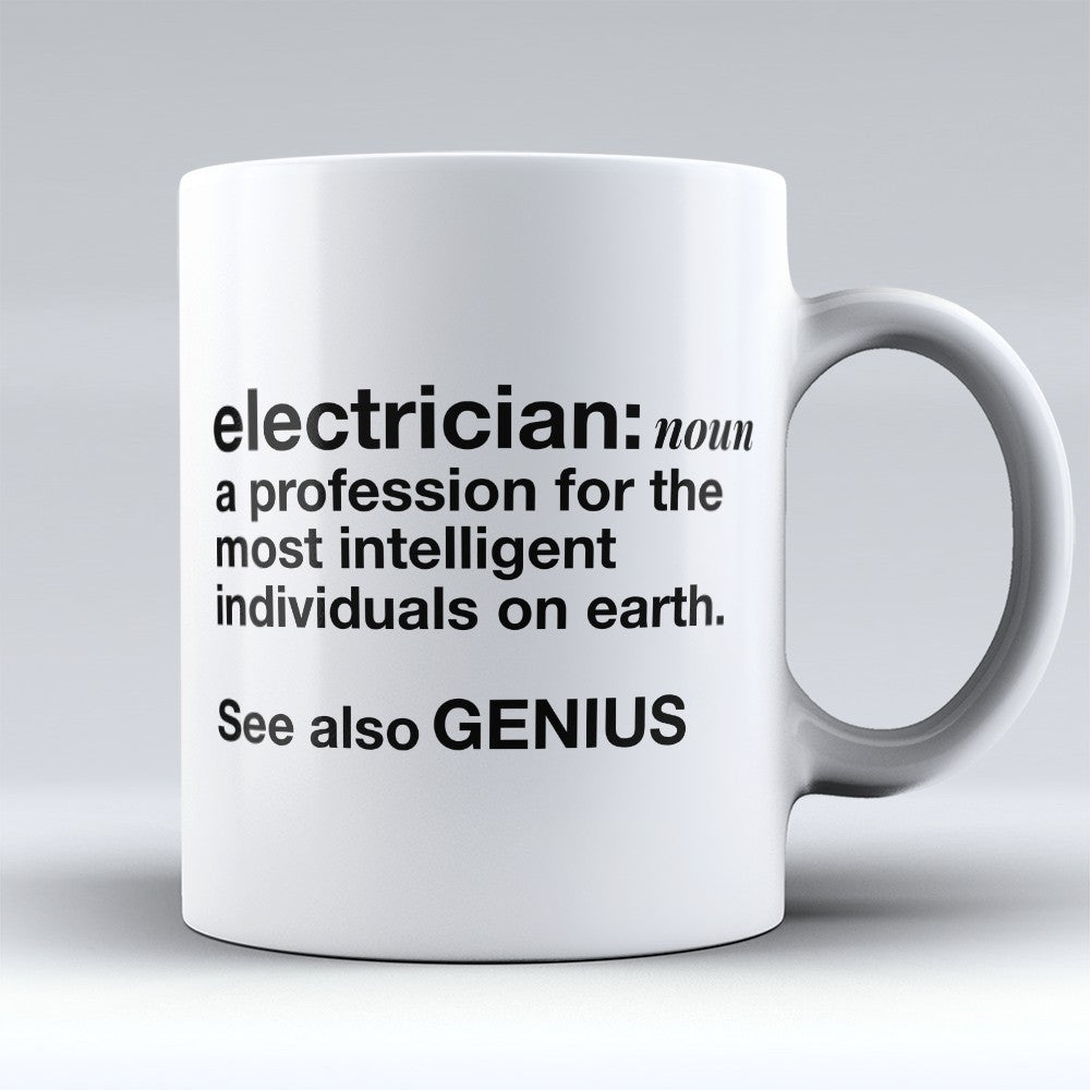 Electrician Mugs | Limited Edition - "Electrician Genius" 11oz Mug