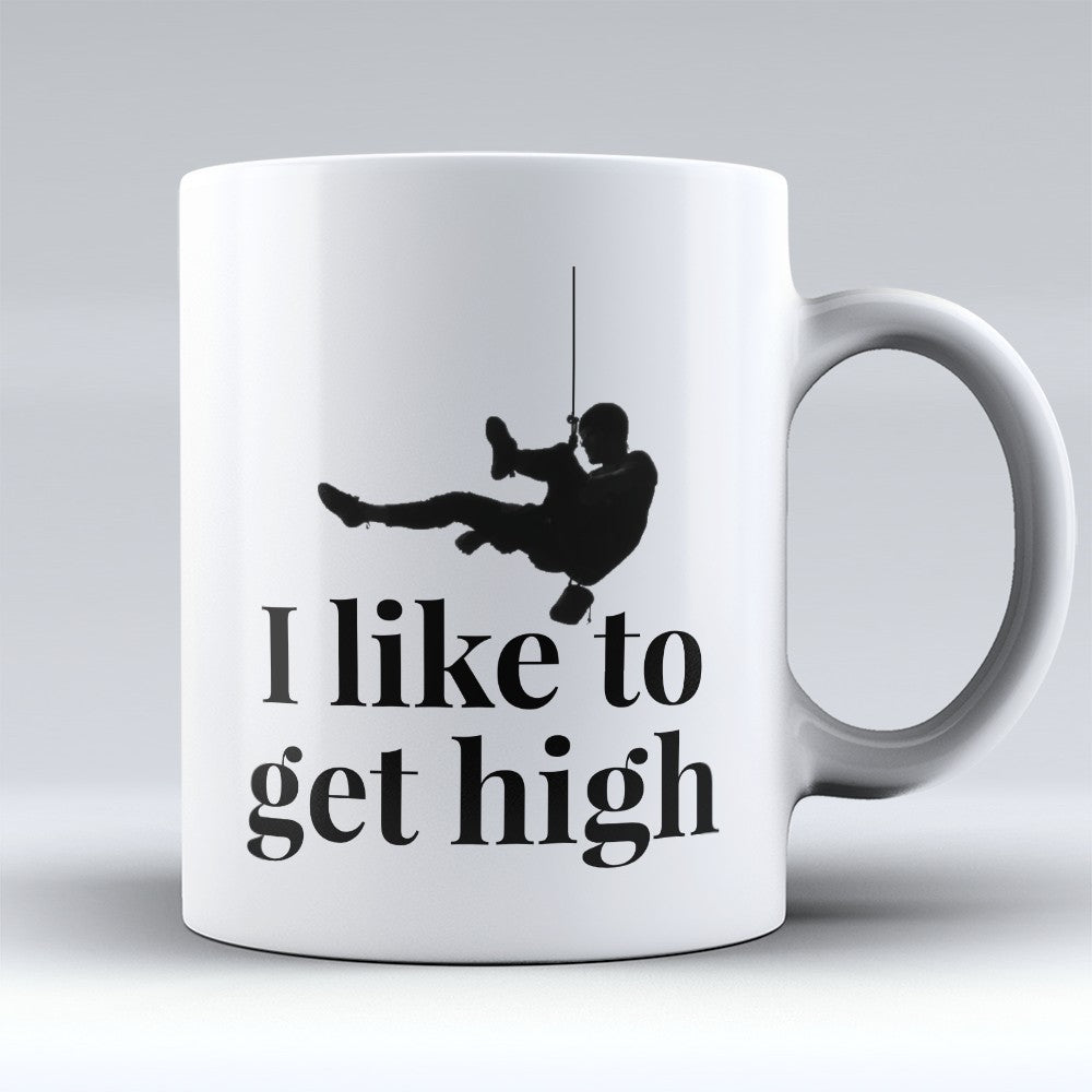 Rappelling Mugs | Limited Edition - "Get High" 11oz Mug