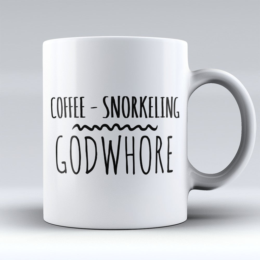 Snorkeling Mugs | Limited Edition - "Godwhore" 11oz Mug