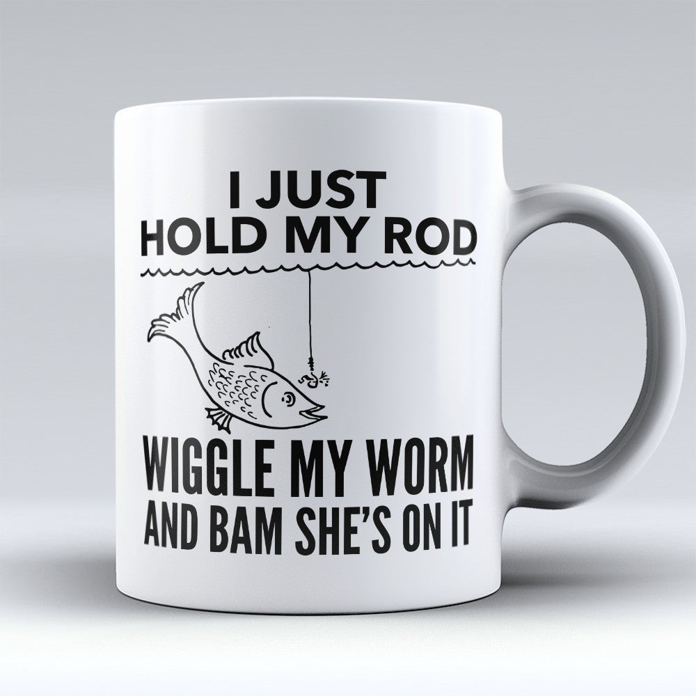 Fishing Mugs | Limited Edition - "Hold My Rod" 11oz Mug