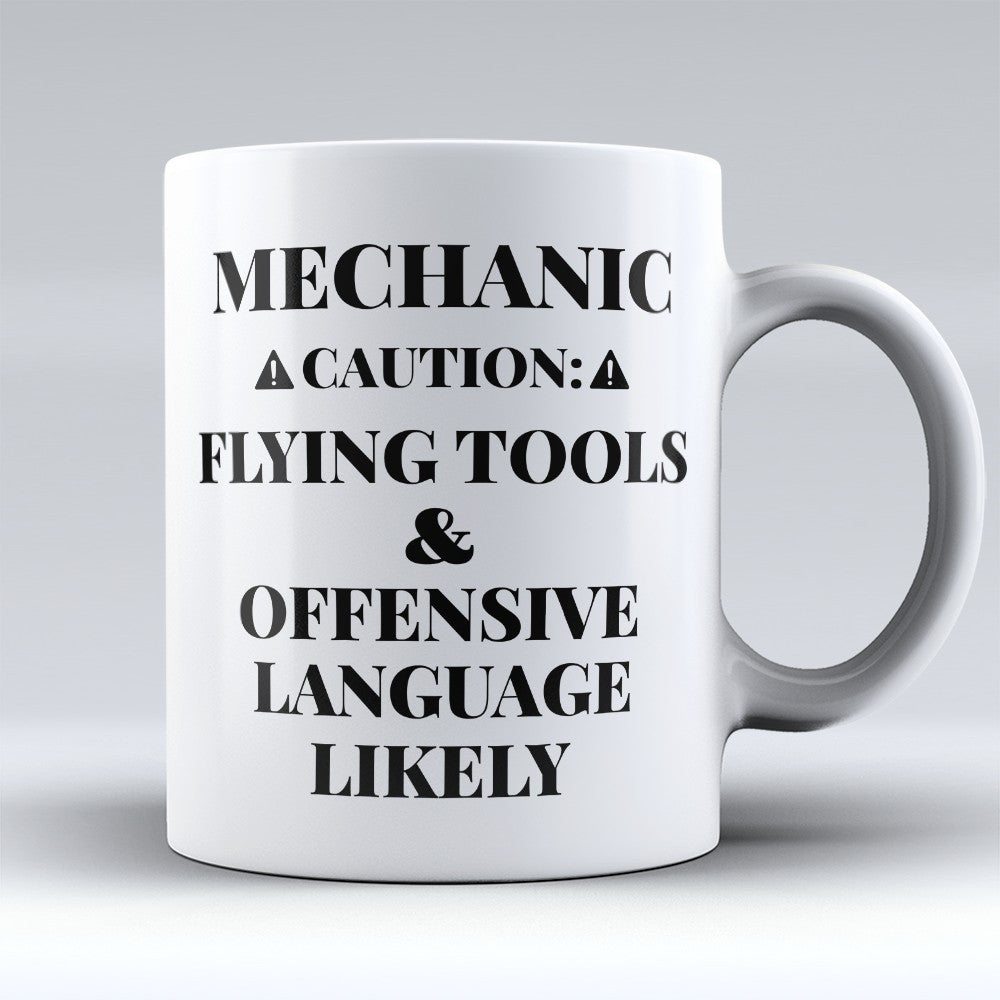 Mechanic Mugs | Limited Edition - "Mechanic Caution" 11oz Mug