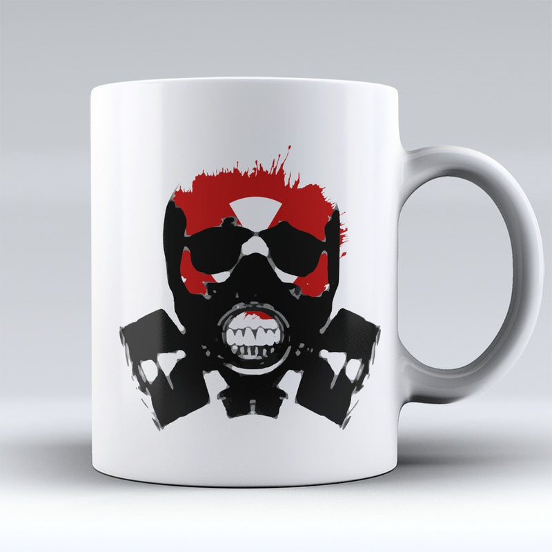 "Gas Mask" 11oz Mug - Premium Mugs of Mugdom | Mugdom