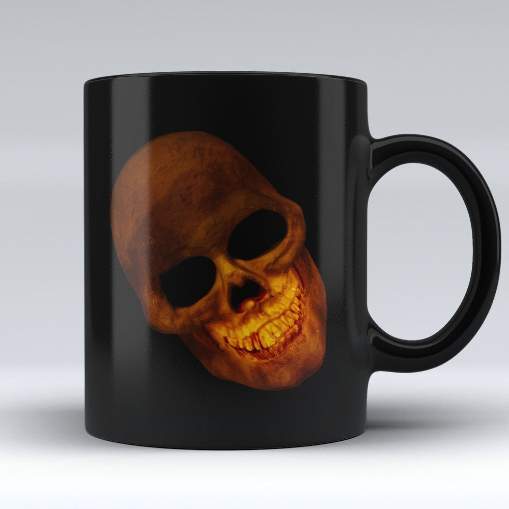 Download Smiling Skull 11oz Mug Premium Mugs Of Mugdom Mugdom