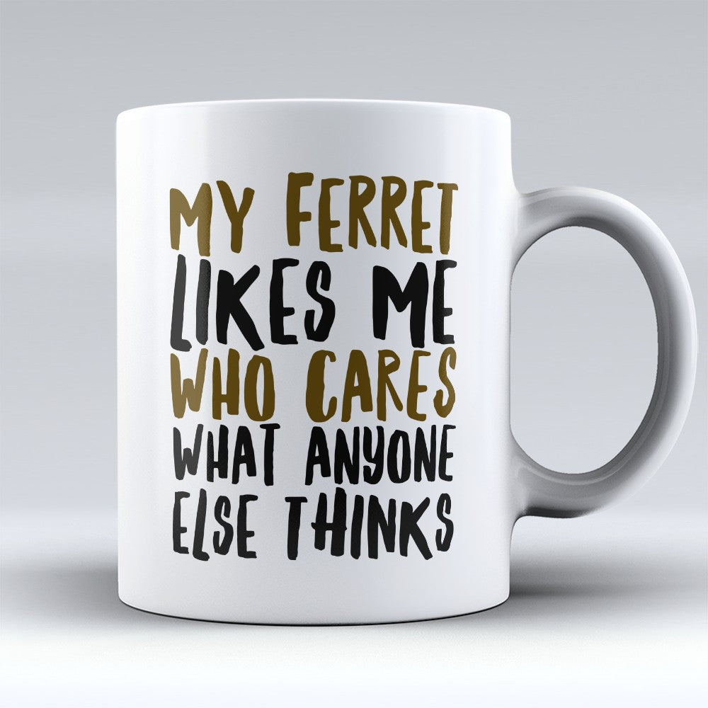 Ferret Mugs | Limited Edition - "My Ferret Likes" 11oz Mug