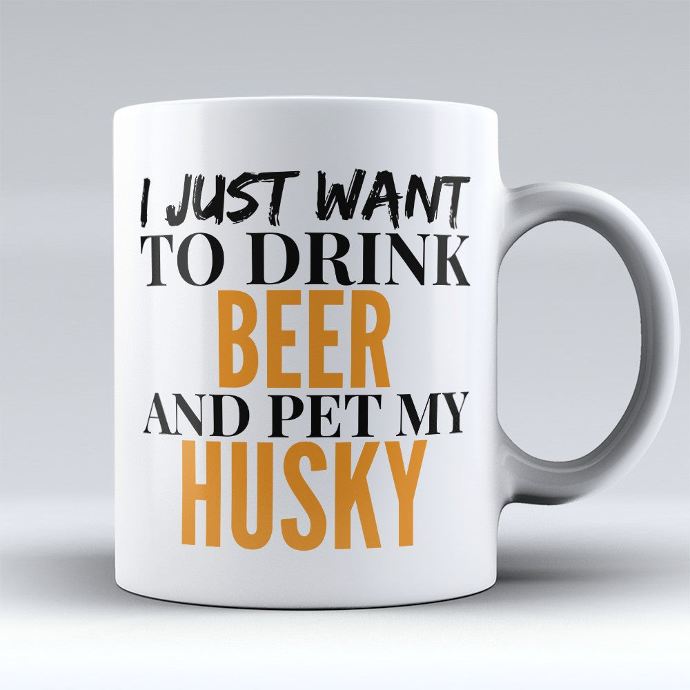 Huskey Mugs | Limited Edition - "Pet My Husky" 11oz Mug