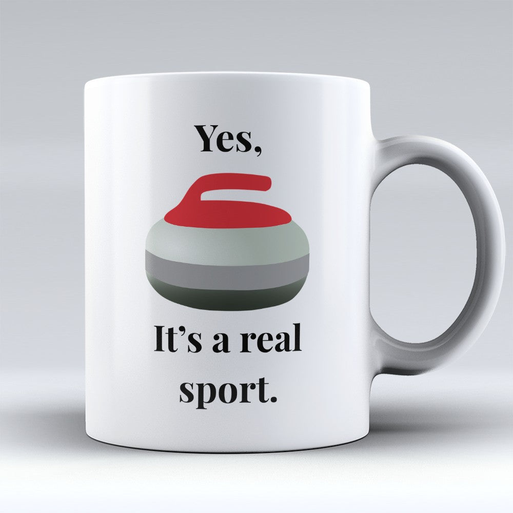 Curling Mugs | Limited Edition - "Real Sport" 11oz Mug