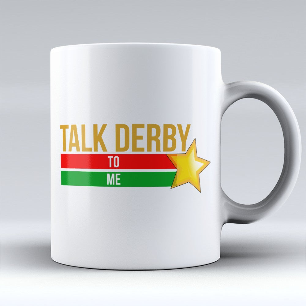Roller Derby Mugs | Limited Edition - "Talk Derby" 11oz Mug