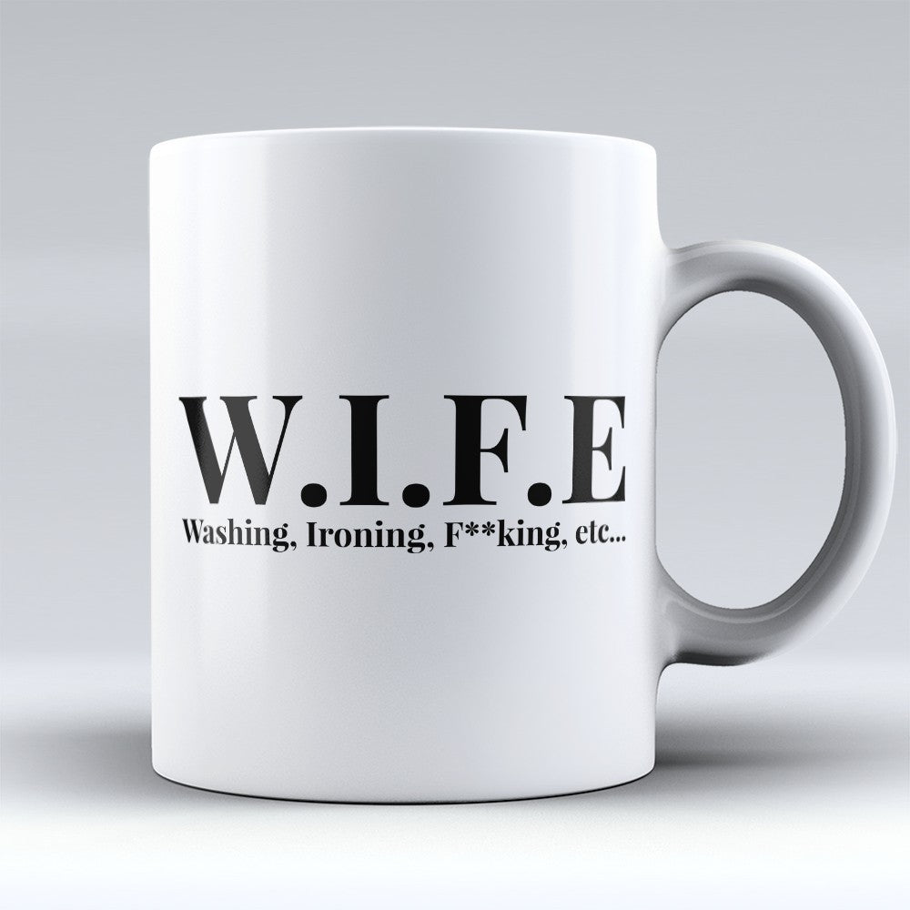 Husband and Wife Mugs | Limited Edition - "Wife" 11oz Mug