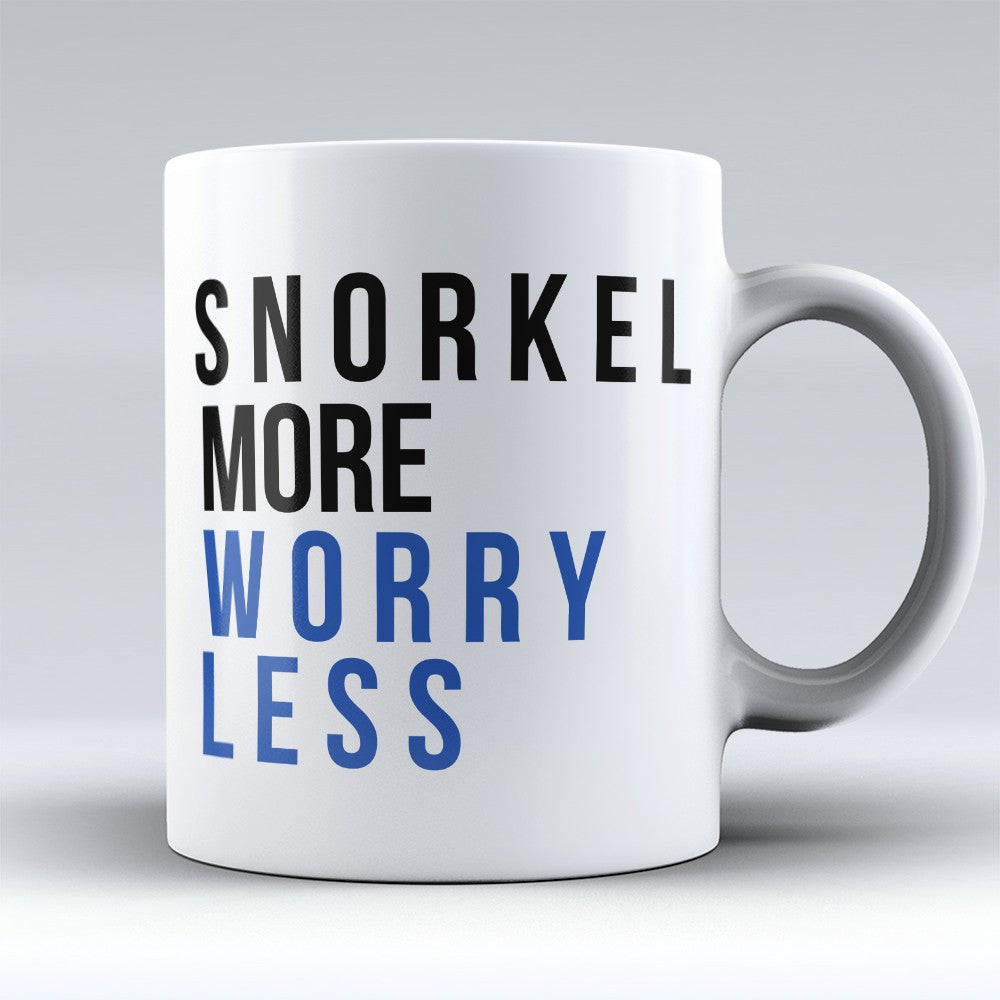 Snorkeling Mugs | Limited Edition - "Worry Less" 11oz Mug