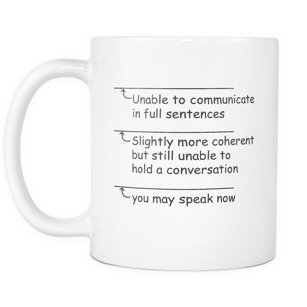 Funny You May Speak Now 11 Oz Mug Premium Mugs Of Mugdom Mugdom