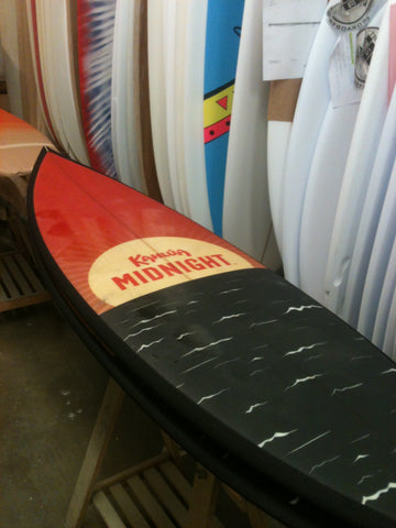 custom corporate company logo surfboard