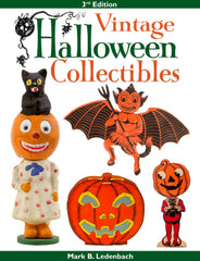 John Andrew on the cover of Vintage Halloween Collextibles Book by Ledenbach.