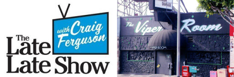 Scriptorama Tradeshow used on Craig Ferguson's Logo and on The Viper Room sign.