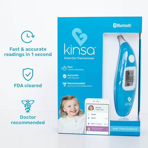 kinsa digital smart ear thermometer