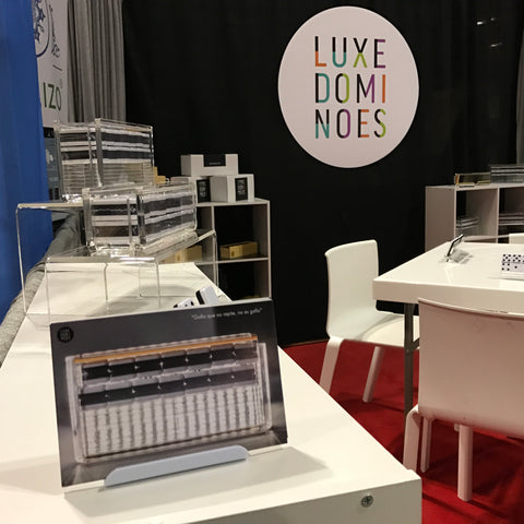 Side view of booth