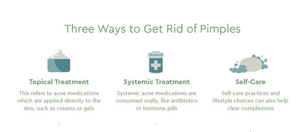3 ways to get rid of pimples