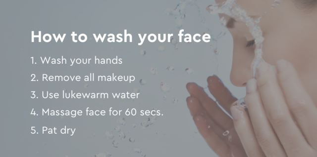 how to wash your face