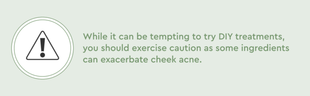 how to get rid of cheek acne