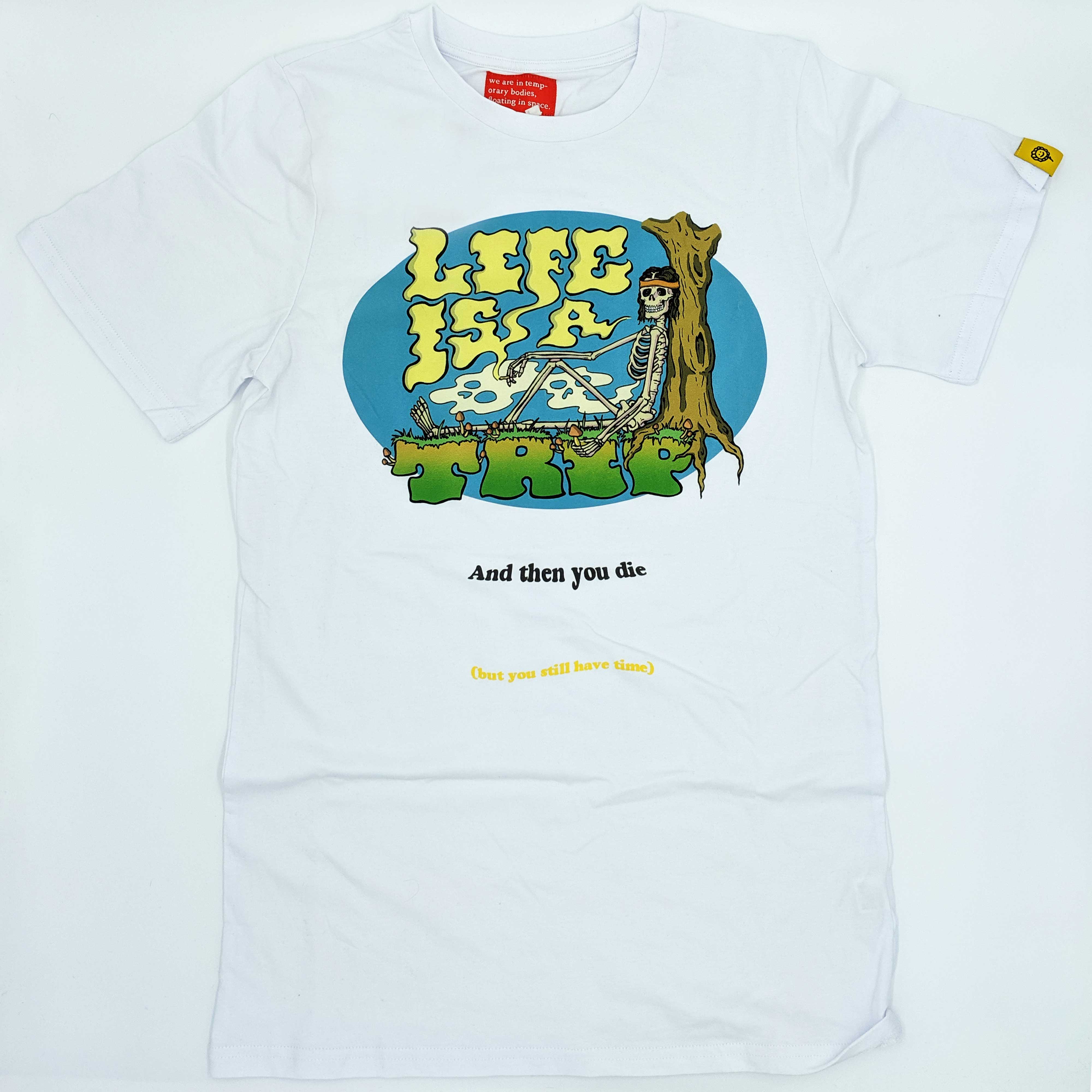 Life is a Trip - Bone White Shirt – StayHappyStayWeird