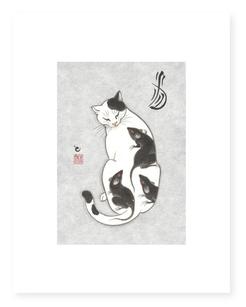 Rats Cat Print Monmon Cats