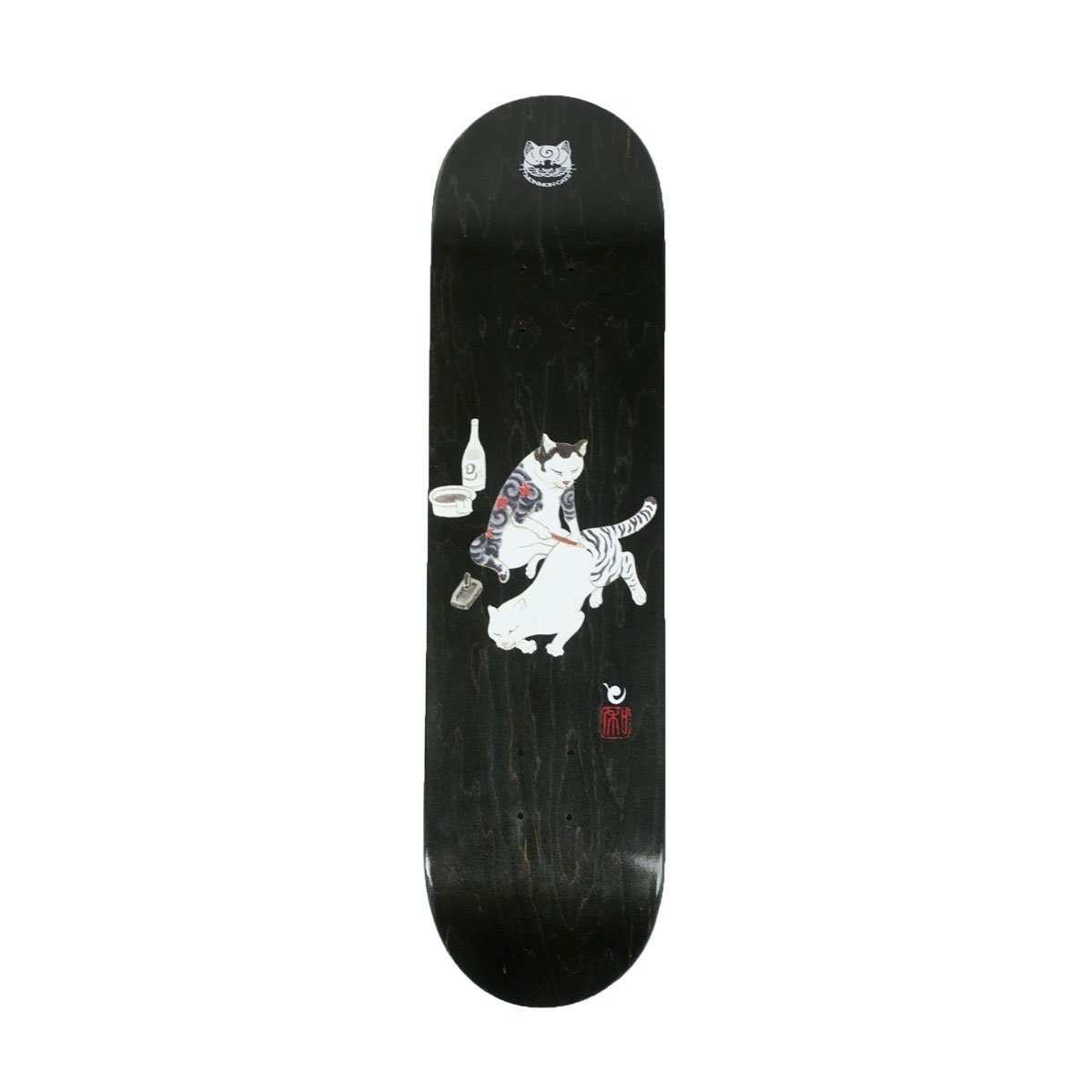 NTWRK - Tebori Cat Skate Deck - Black