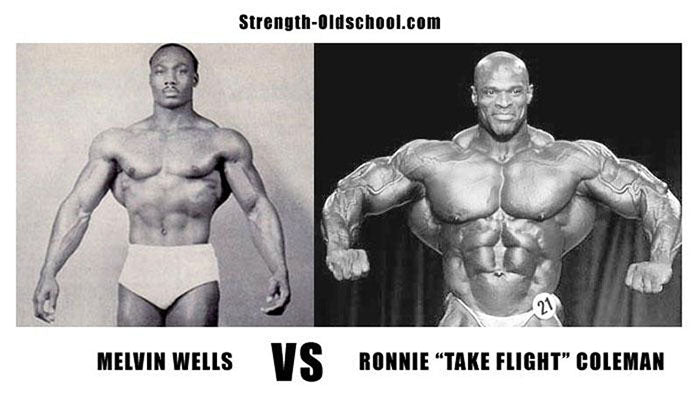 1940s Melvin Wells Vs 2000s Ronnie Coleman