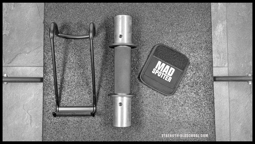 Can Mad Spotter Hooks Hold Thick Grip Dumbbell Handles?