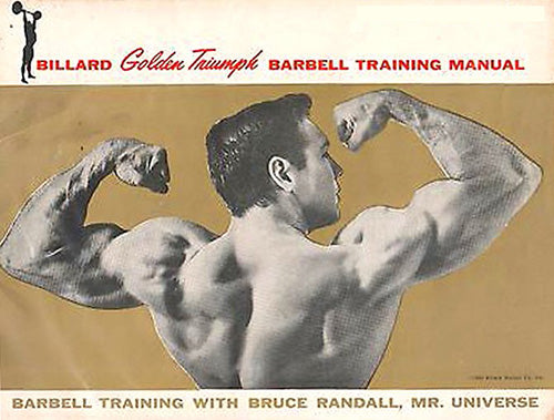 Bruce Randall - Billard Golden Triumph Barbell Training Manual - 1960 - Front Cover